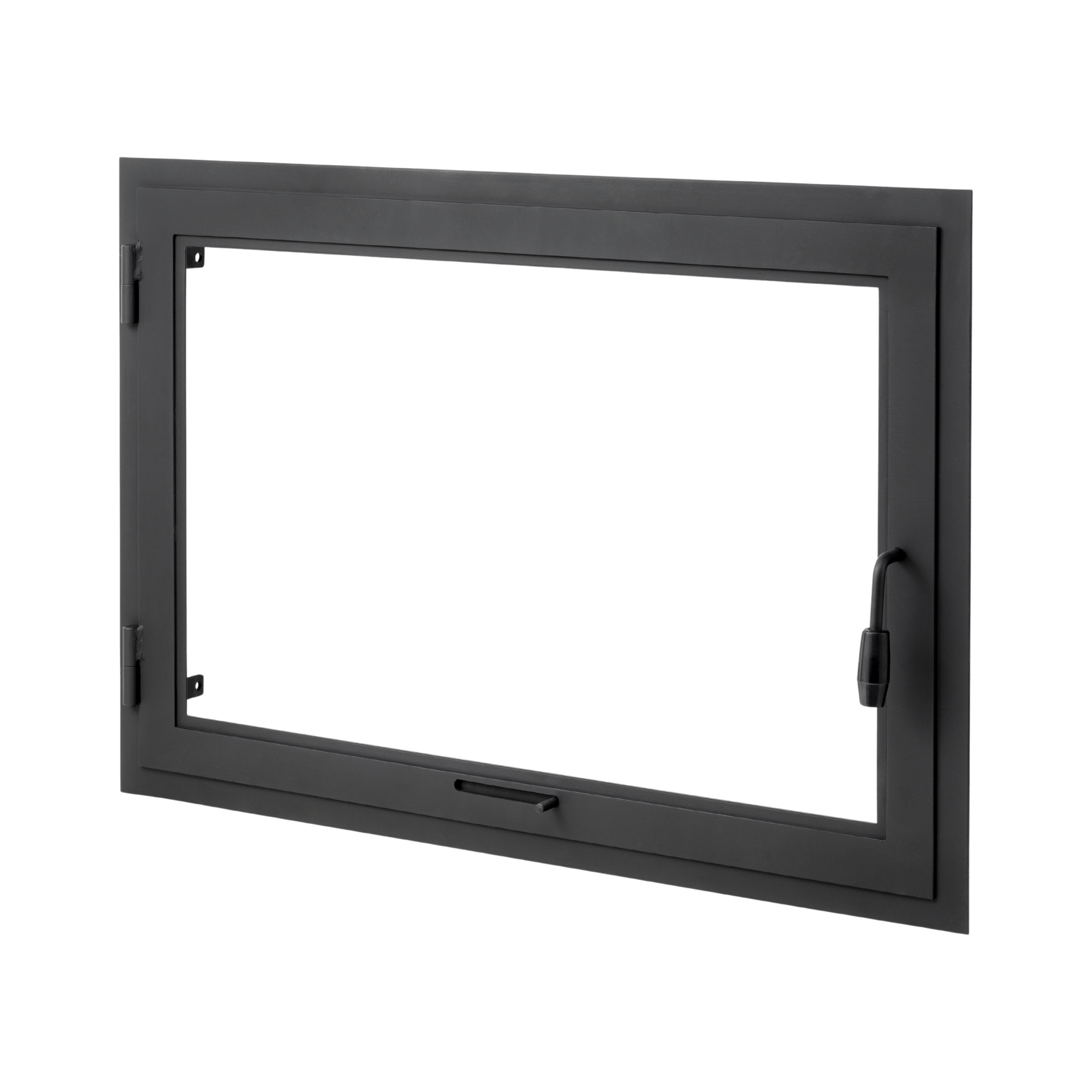 Fireplace Doors with a Flange